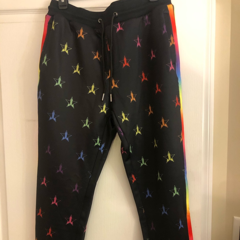 AUTHENTIC RAINBOW JEFFREE STAR TRACK PANTS SZ MED